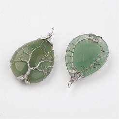 Natural & Synthetic Mixed Stone Big Pendants&nbsp;G-G956-A-FF
