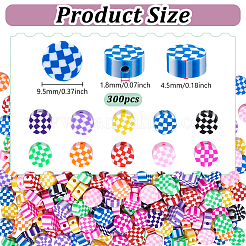 300Pcs Handmade Polymer Clay Beads&nbsp;CLAY-NB0001-77B-01