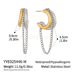 304 Stainless Steel Stud Earrings for Women&nbsp;ZZ0774-2