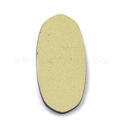ガラスラインストーンカボション  フラットバック＆バックメッキ  多面カットオーバル  ミックスカラー  33x16x4~4.5mm&nbsp;GLAA-B012-72