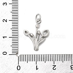 Brass Micro Pave Cubic Zirconia Pendants&nbsp;KK-A278-01B-01P