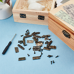 20 Sets Iron Lock Catch Clasps&nbsp;AJEW-GF0005-98