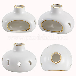 Porcelain Palo Santo Holder Burner&nbsp;AJEW-WH20018-74B