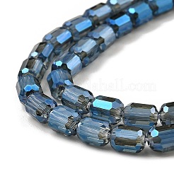 Electroplate Transparent Glass Beads Strands&nbsp;GLAA-C029-02A-01