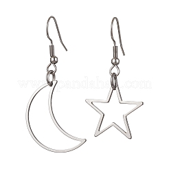 3 Pairs 3 Style Alloy Dangle Earrings Set&nbsp;EJEW-JE05552