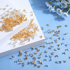 1200Pcs 2 Colors Brass Bead Tips&nbsp;KK-SP0001-94