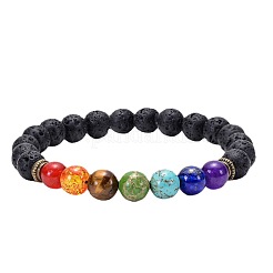 7 Chakra Healing Crystal Stones Jewelry Kits&nbsp;PW-WG48340-01
