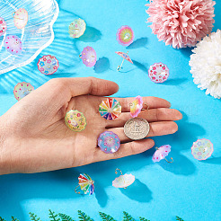 20Pcs 10 Styles Acrylic Pendants&nbsp;MACR-TA0002-20