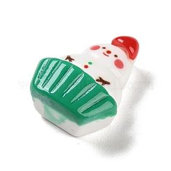 Christmas Theme Opaque Resin Decoden Cabochons&nbsp;RESI-F053-D04