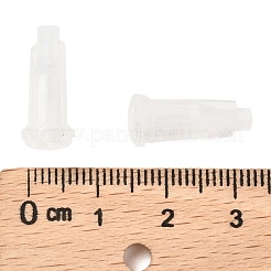 プラスチックストッパー  シリンジバレルチップキャップ  透明  17x7.5mm  内径：4mm  300個/箱&nbsp;TOOL-OC0001-35A
