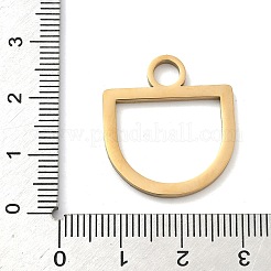 304 Stainless Steel Pendants&nbsp;STAS-P433-13B-G