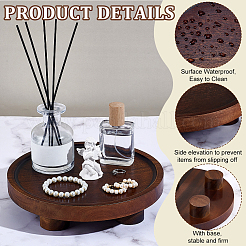 Wooden Desktop Storage Tray Holder&nbsp;DIY-WH0622-306