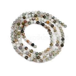 Natural Moss Agate Beads Strands&nbsp;G-RM2025-A33-2mm