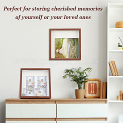 4Pcs Plywood Money Box Photo Frames&nbsp;ODIS-WA0001-16A