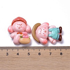 Opaque Cute Resin Decoden Cabochons&nbsp;RESI-B024-07