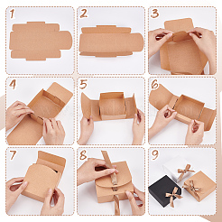 Square Cardboard Paper Jewelry Gift Boxes&nbsp;CBOX-WH0003-35A