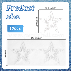 Glass Hotfix Rhinestone&nbsp;DIY-WH0504-203