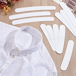 男性用ドレスシャツ用プラスチックカラーステイ 15個 3スタイル  ホワイト  166~217x26~31.5x0.5~0.8mm  5個/スタイル&nbsp;AJEW-HY0003-21