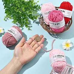 12 Skeins 4 Colors 4-Ply 59.7%Polyester & 40.3%Acrylic Fiber Yarn for Tufting Gun Rugs&nbsp;OCOR-FS0001-07A