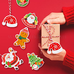 Christmas Theme Paper Gift Christmas Greeting Card Tags&nbsp;DIY-WH0349-93