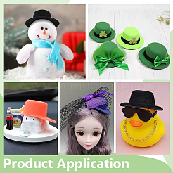 EVA Fabric Doll Hat&nbsp;DIY-WH0588-79B