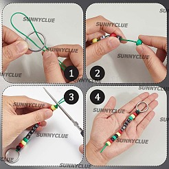 DIY Keychain Making Kits&nbsp;DIY-SC0031-88
