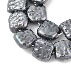 Electroplated Porcelain Beads Strands&nbsp;BSHE-Z007-01B