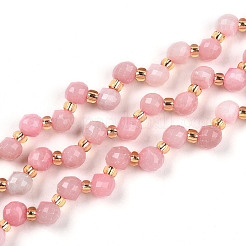 Natural Pink Opal Beads Strands&nbsp;G-T141-54