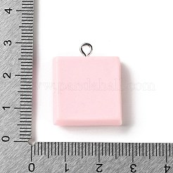 Opaque Resin Imitation Pendants&nbsp;RE-CBA3B4E-01B