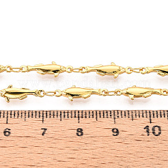 Ocean Theme Brass Fish Link Chains&nbsp;CHC-T017-01C