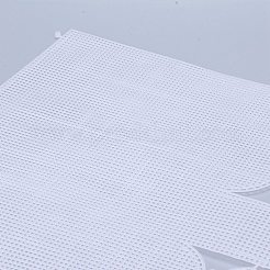 プラスチックメッシュキャンバスシート  刺繍用  アクリル毛糸クラフト  ニットとかぎ針編みのプロジェクト  花と心と葉  ホワイト  50.6x53.8x0.15mm  穴：4x4mm  葉：29.8x20x1.2mm  ハート：32x33x1.2mm  花：51x52x1.2mmと61x62x1.2mm&nbsp;DIY-M007-06
