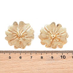 Brass Filigree Cabochons&nbsp;KK-CBACEE9-02A-KCG