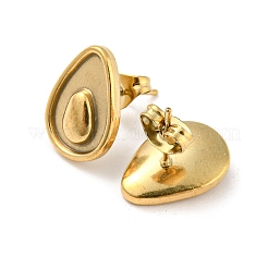 304 Stainless Steel Stud Earrings&nbsp;EJEW-I290-03G