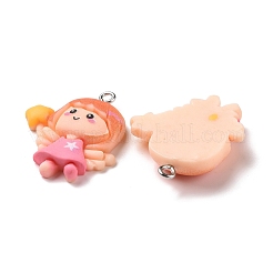 Opaque Resin Pendants&nbsp;RESI-G032-H03