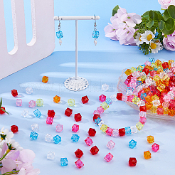 350Pcs 7 Colors Transparent Acrylic Beads&nbsp;TACR-DC0001-12