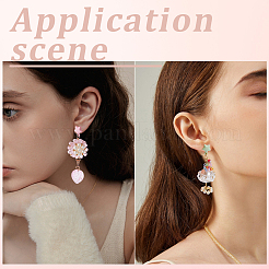 5 Colors Alloy Stud Earring Findings&nbsp;FIND-SP0005-60B