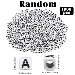 1000Pcs Opaque Acrylic Beads&nbsp;MACR-SC0002-43C