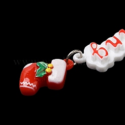 Christmas Theme Opaque Resin Cabochons&nbsp;CRES-D011-01A
