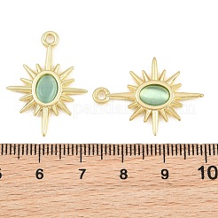 Alloy & Cat Eye Pendants&nbsp;RE-CBA1FD3-14G