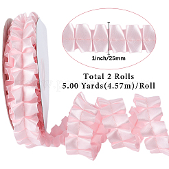 Pleated Solid Color Double-Sided Polyester Lace Trim&nbsp;DIY-WH20002-138E