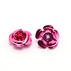 Aluminum Flower Beads&nbsp;FALUM-WH0001-01B