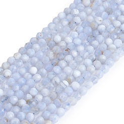 Natural Blue Lace Agate Beads Strands&nbsp;X-G-K366-B02-02
