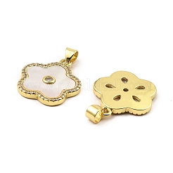 Rack Plating Real 18K Gold Plated Brass Pendants&nbsp;KK-B077-10G