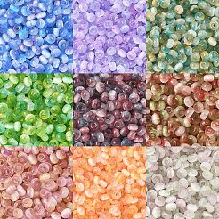 50G Imitation Cat Eye Glass Seed Beads&nbsp;SEED-YW0003-15A