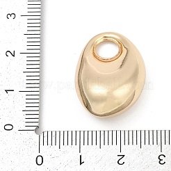 真鍮チャーム  14KGP本金メッキ  オーバル  25x18x11.5mm  穴：5.8mm&nbsp;KK-Q049-01E-G
