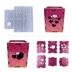 DIY Heart Pattern Lampshade Display Decoration Silicone Molds&nbsp;VALE-PW0001-087