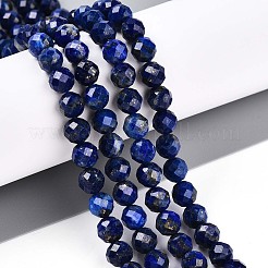 Natural Lapis Lazuli Beads Strands&nbsp;G-S345-6mm-24