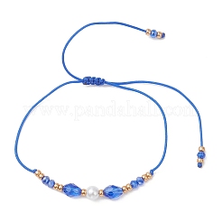 Glass & Seed Beads Braided Bead Bracelets&nbsp;BJEW-MZ00283-01