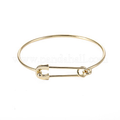Paper Clip Shaped Brass Cuff Bangles for Women&nbsp;FS-WG1BAA8-01