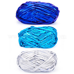 3Pcs 3 Colors Sparkle Polyester Ribbon&nbsp;OCOR-MB0001-01G